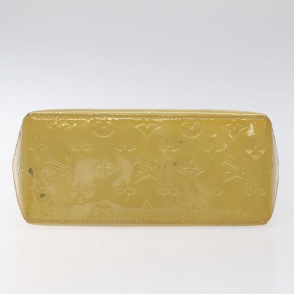 LOUIS VUITTON Monogram Vernis Reade PM Hand Bag Beige M91334 - Picture 9 of 12